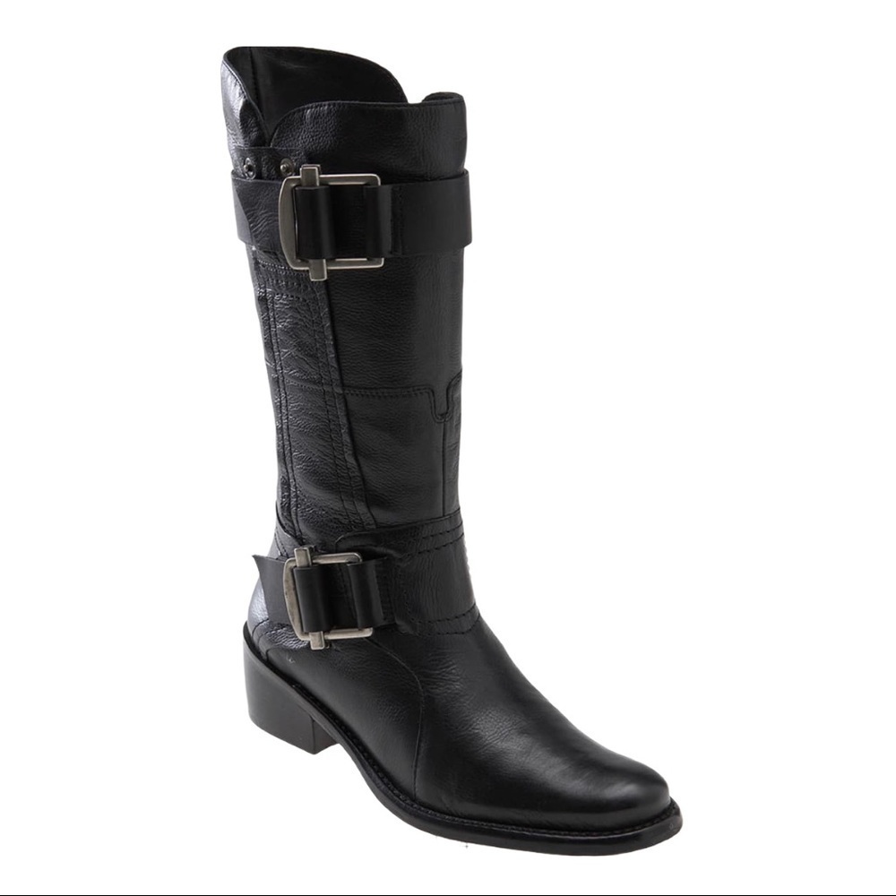 ❤️VERA WANG LAVENDER LABEL CHANTEL BIKER BOOTS